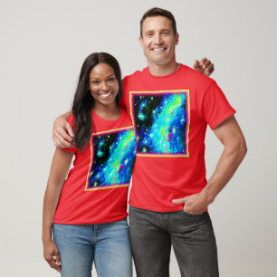 Camiseta Nebulosa e Designs Cosmicos Espaciais. Comprar Ago