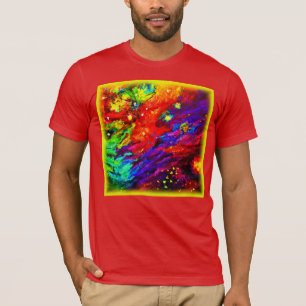 Camiseta Nebulosa Em Nossa Pintura Universo. Comprar Agora