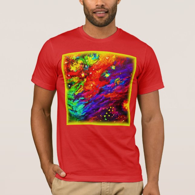 Camiseta Nebulosa Em Nossa Pintura Universo. Comprar Agora (Frente)
