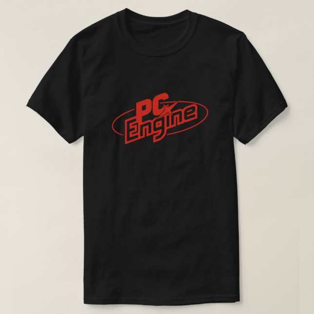Camiseta NEC PC Engine - Red Logo Essential (Frente do Design)
