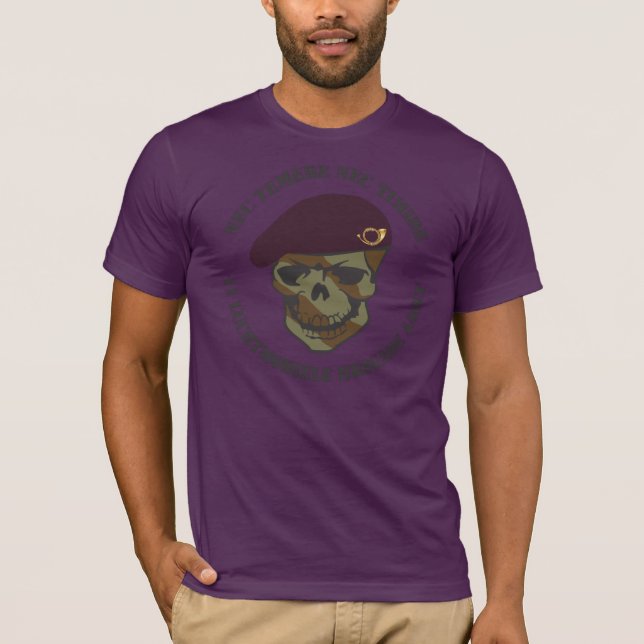 Camiseta Nec Temere Nec Timide Garde jagers AASLT (Frente)