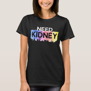 Camiseta Necessidade De Transplante Renal Diálise Hemodiáli