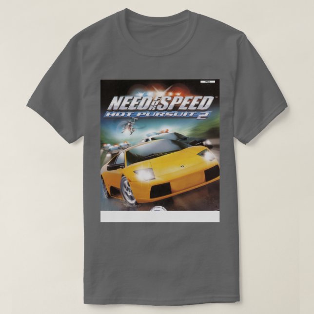 Camiseta Necessidade De Velocidade De Perseguição Quente 2  (Frente do Design)