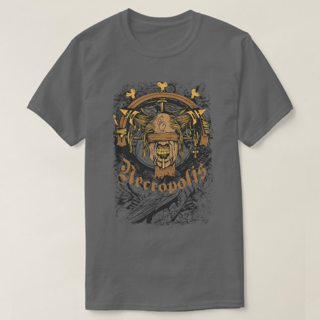 Camiseta Necromante Envolvido (Frente do Design)
