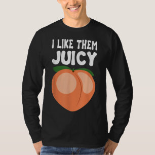 Camiseta Nectarinas de pêssego suculentas Fruta de damascos