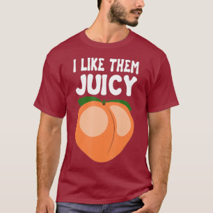 Camiseta Nectarinas de pêssego suculentas Fruta de damascos