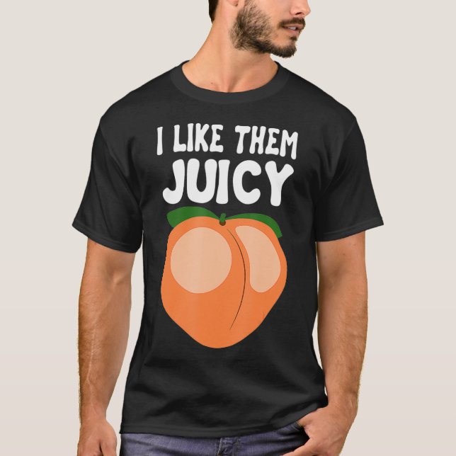 Camiseta Nectarinas de pêssego suculentas Fruta de damascos (Frente)