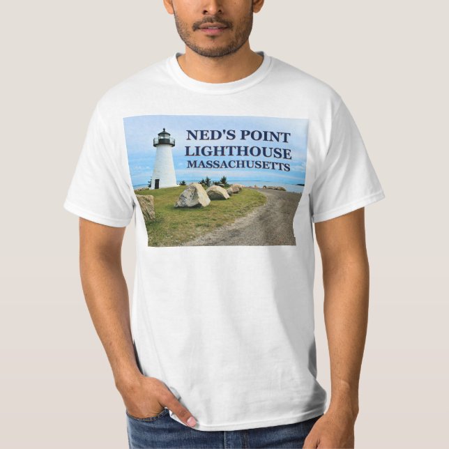 Camiseta Ned's Point Lighthouse, Massachusetts T-Shirt (Frente)