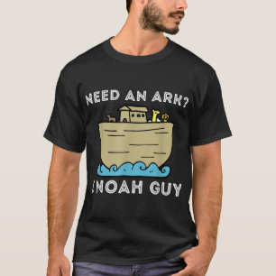 Camiseta Need An Ark I Noah Guy Funny Christian Bible Jes