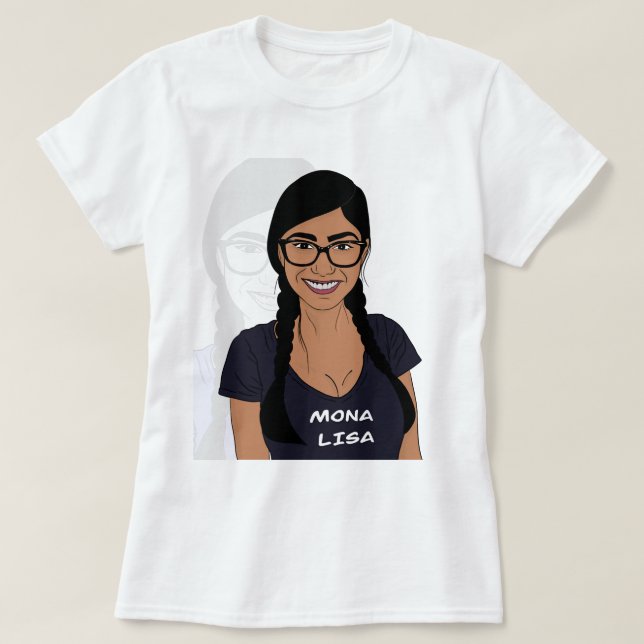 Camiseta Needed Gifts Mia Khalifa Hockey Graphic For Fans (Frente do Design)