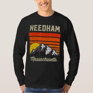 Camiseta Needham Massachusetts Hometown Estado Usa