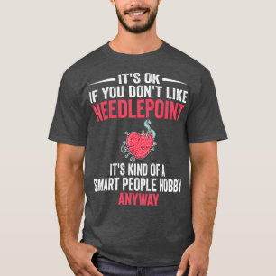 Camiseta Needlepoint de Hobby do Smart Pessoas