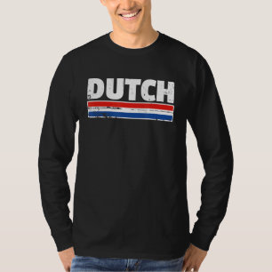 Camiseta neerlandês Vintage Países Baixos Bandeira 1