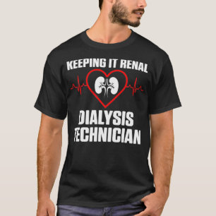 Camiseta Nefrologia Cardíaca do Tecido de Diálise