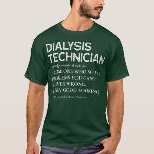 Camiseta Nefrologia de Definição do Técnico de Diálise Engr