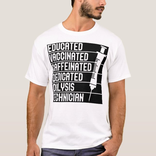 Camiseta Nefrologia de Diálise Técnica de Diálise (Frente)