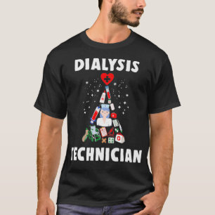 Camiseta Nefrologia de Natal orgulhosa do técnico de diális