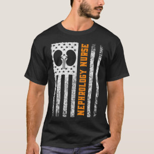 Camiseta Nefrologia Enfermeira Sinalizador Rins Diálise Re