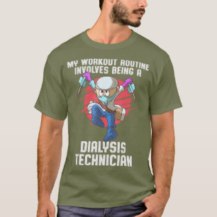 Camiseta Nefrologia Técnica do Método de Disálise