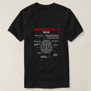 Camiseta Nefrologista Doutor Cérebro Cirurgião do Rim Tech