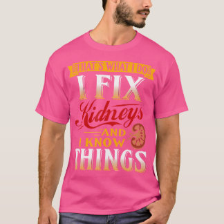 Camiseta Nefrologista Presente Eu Conserto Rins Funny Urolo