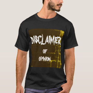 Camiseta "Negação de opinião "