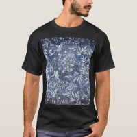 Negação Floral Desbotada: Fundo Texturizado Grunge