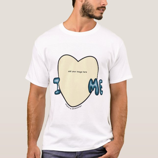 Camiseta Negativos Eu Amo-Me Design Bubble (Frente)