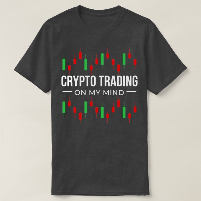 Camiseta negociação criptográfica na minha mente (Frente do Design)