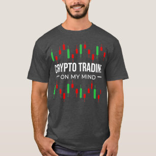 Camiseta negociação criptográfica na minha mente