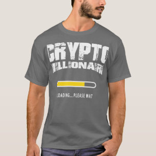 Camiseta Negociação de cadeias de bloqueio cripto milionári