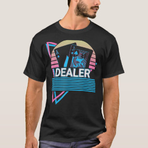 Camiseta Negociador de Retro do Blackjack