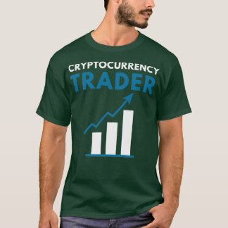 Camiseta negociante de criptografia