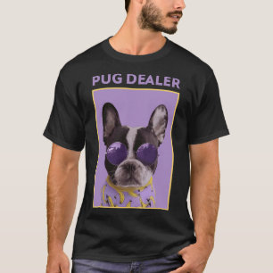 Camiseta Negociante de Pug Clássico 554