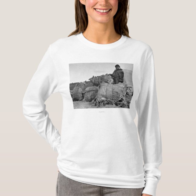 Camiseta Negociante Eskimo da pele em Nome, fotografia de (Frente)