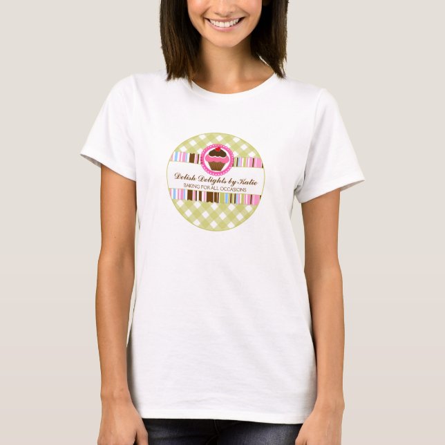 Camiseta Negócio da padaria do cupcake (Frente)