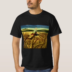 Camiseta Negócio de Fazenda Agrícola Vintage, Cultivo de Tr