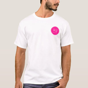Camiseta Negócios de Artista de Maquiagem com Logotipo Mono