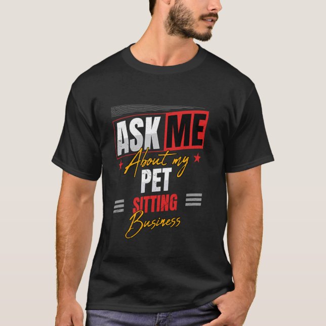 Camiseta Negócios de Cuidado de Animais (Frente)