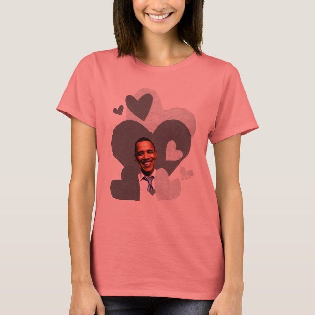 Camiseta negra de ferragens de barack (Frente)