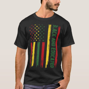 Camiseta Negra e Educada História Negra Mês África
