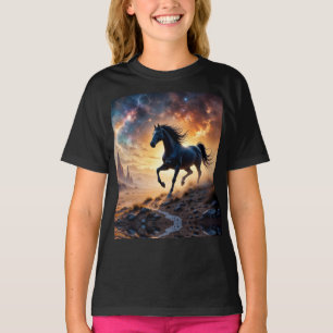 Camiseta Negra Estalhão na Nebulosa do Deserto