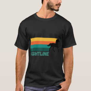 Camiseta Negra-Linha-Voz, Corrida Rigorosa, Del Mar, Sa