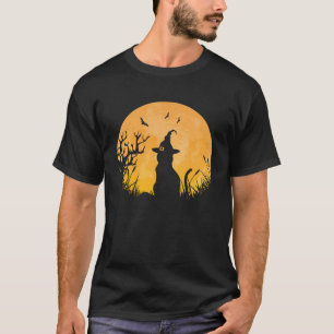 Camiseta Negra Negra Assustadora De Bruxas De Casca Negra D