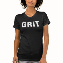 Camiseta Negra para Mulheres Grit