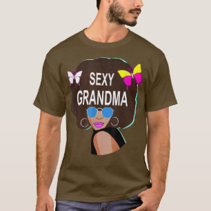 Camiseta Negra Sey Avó Negra Rainha Mãe Afro-Africana Ame