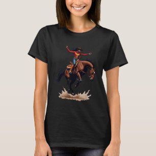 Camiseta Negras Cowboys Melanin Women Western Rodeo Texas W