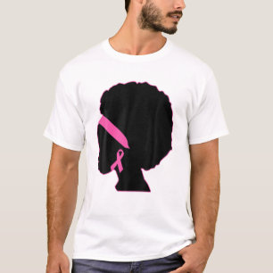 Camiseta Negras dão Cancer consciência afro-americana