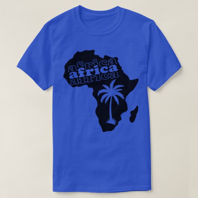 Camiseta negro africano (Frente do Design)