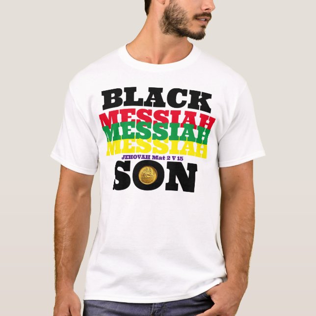 Camiseta NEGRO MESSIAH SON T-Shirt (Frente)